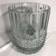 Old glass mold bohemian bar vintage crystal champagne bucket