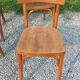 Set of 4 Thonet bistro chairs from the 1950s.