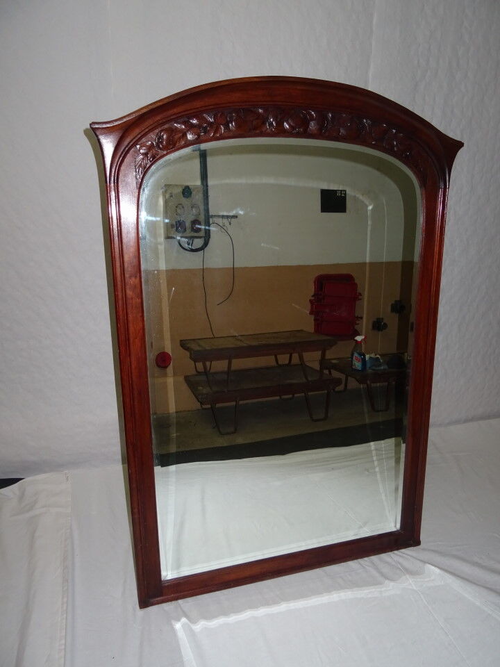 Mirror wooden Art new 100 x 148 cm