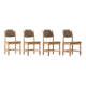 Henning Kjærnulf Razor Blade, dining chair (set of four)