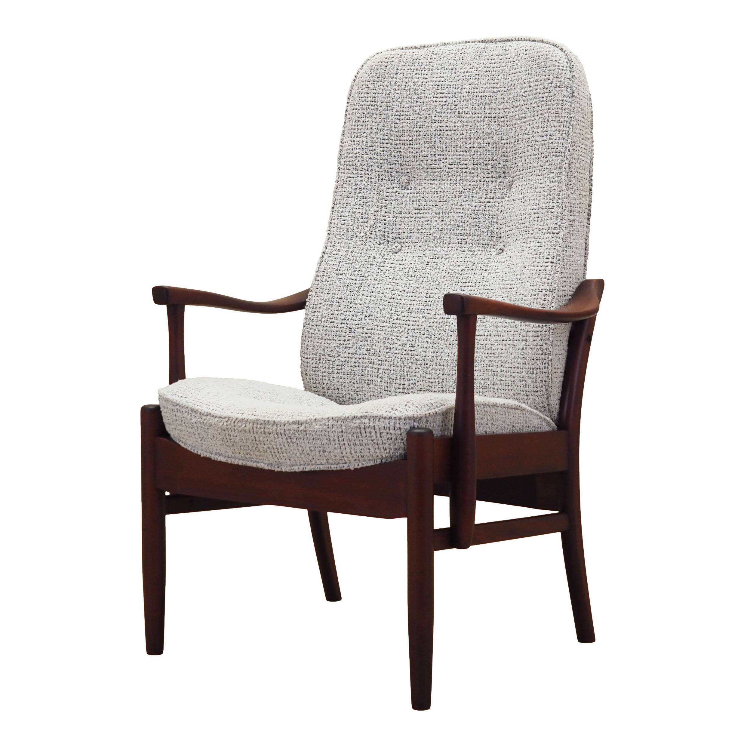 Fauteuil en hêtre, design danois, années 1970, fabrication : Farstrup Møbler