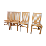 Wooden chairs