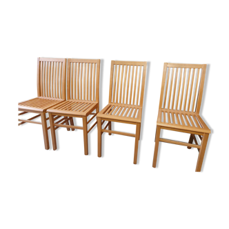 Wooden chairs