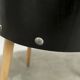 Chaie Baumann model eye 1960 moulded plywood black and wood