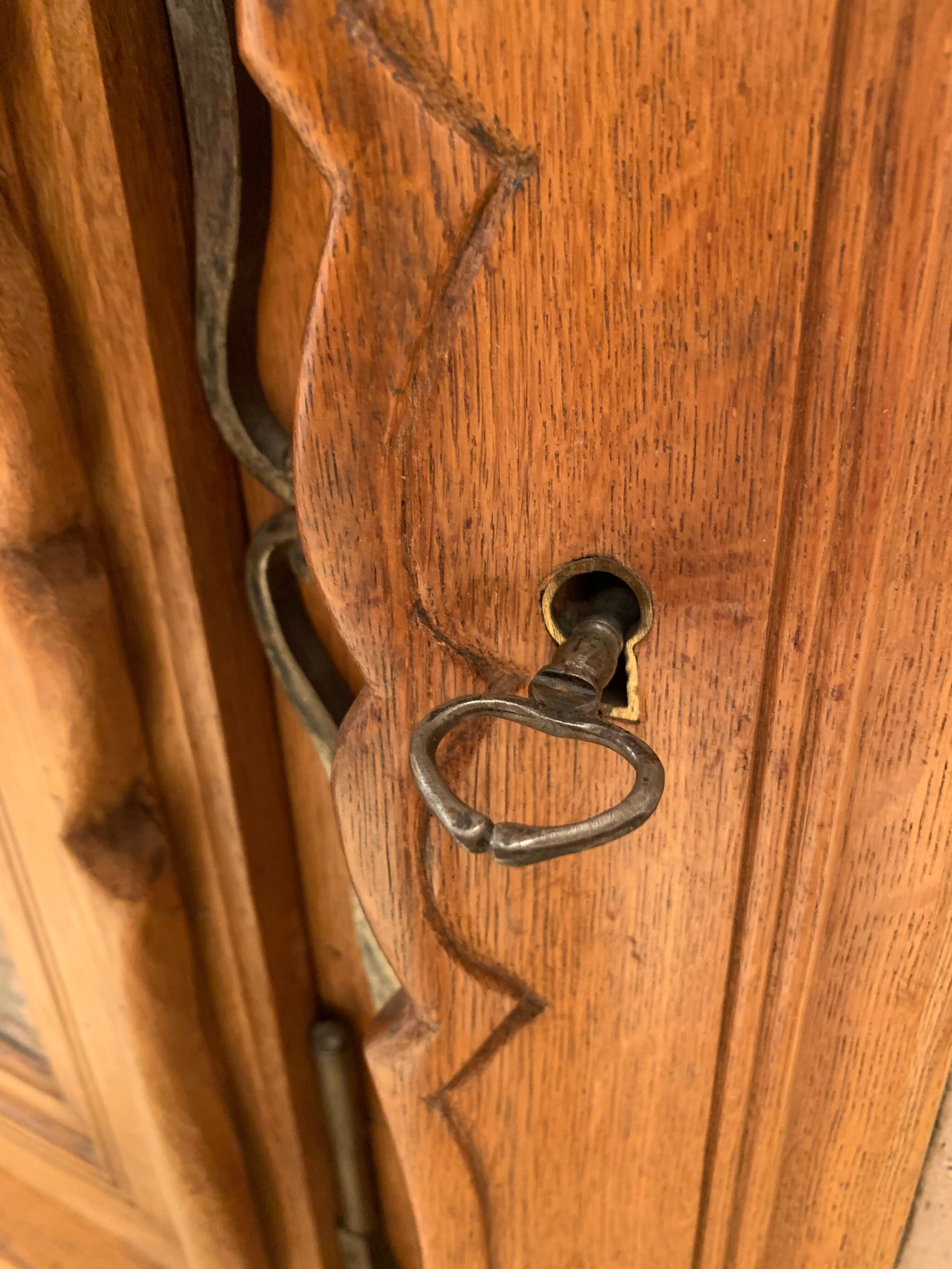 Modernist wood and ceramics sideboard of the 1950s