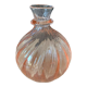 Vase en verre rose