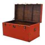 Red chest, Scandinavian design, 1950s