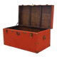 Red chest, Scandinavian design, 1950s