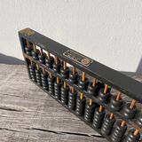 Black wooden Chinese abacus