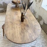 Oval farmhouse table 250cm pine