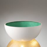 Planter / Pot fiberglass lamp, Luci Milano Italy, 1970s