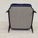 1960s, Swedish design, refurbished high-back armchair, vintage velour