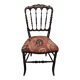 Chaise Napoléon III en bois noirci