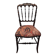 Chaise Napoléon III en bois noirci