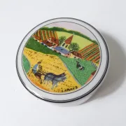 Villeroy & boch sweet box with a four seasons design signed laplau.