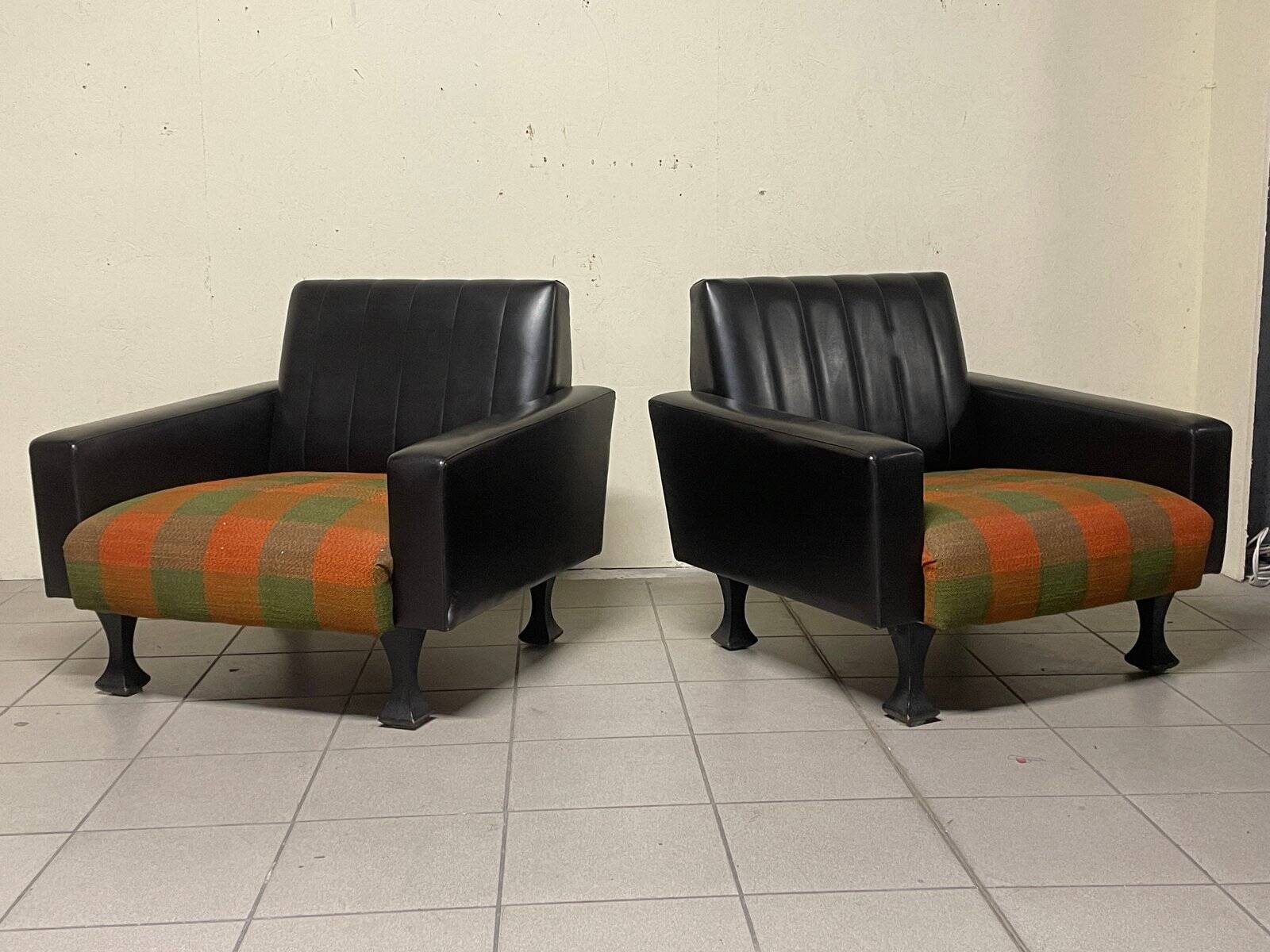 Armchairs, Italy, 1950s, set of 2