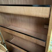 Vintage 60s/70s design wardrobe with compass feet.