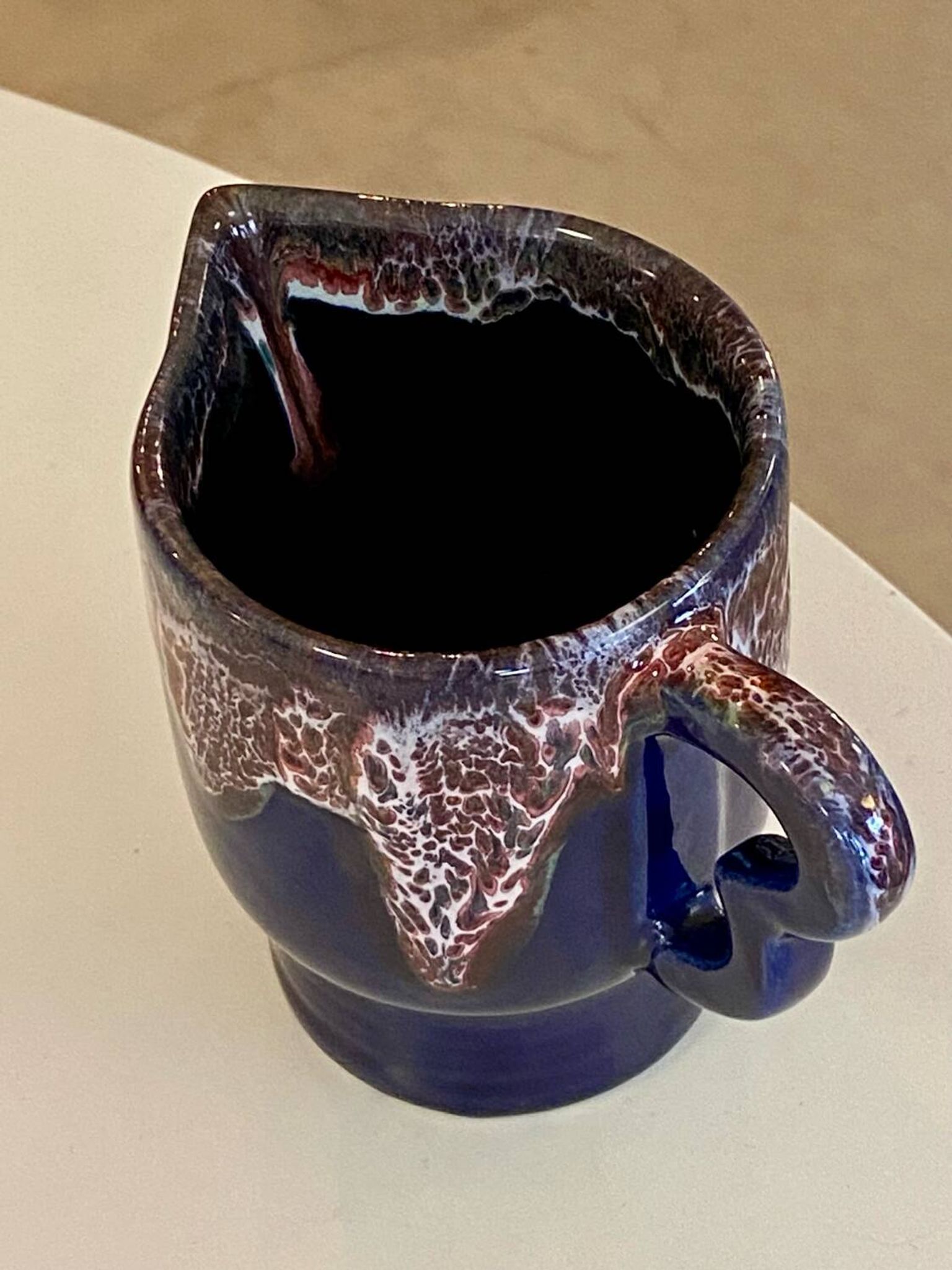 Pot à lait Vallauris bleu