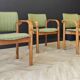 Four mid century armchairs vintage - set of 4 chairs