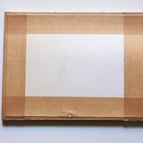 Angel ALONSO Abstract composition Gouache on monogrammed paper framed