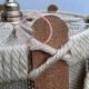 Suspension jute et bois de style scandinave
