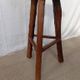 Tabouret de bar en orme esprit Olavi Hanninen