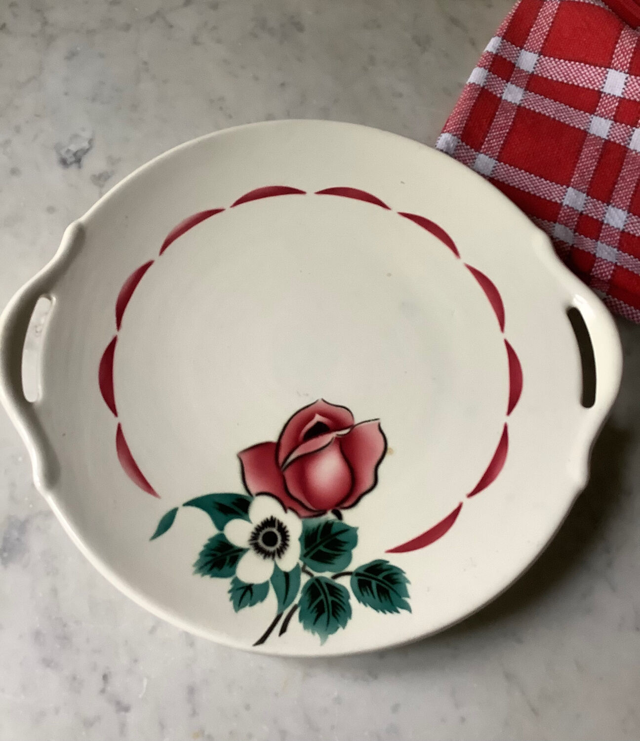 Sarreguemines cake dish or pie