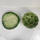 Leaf and strawberry-shaped bowl/strainer.
