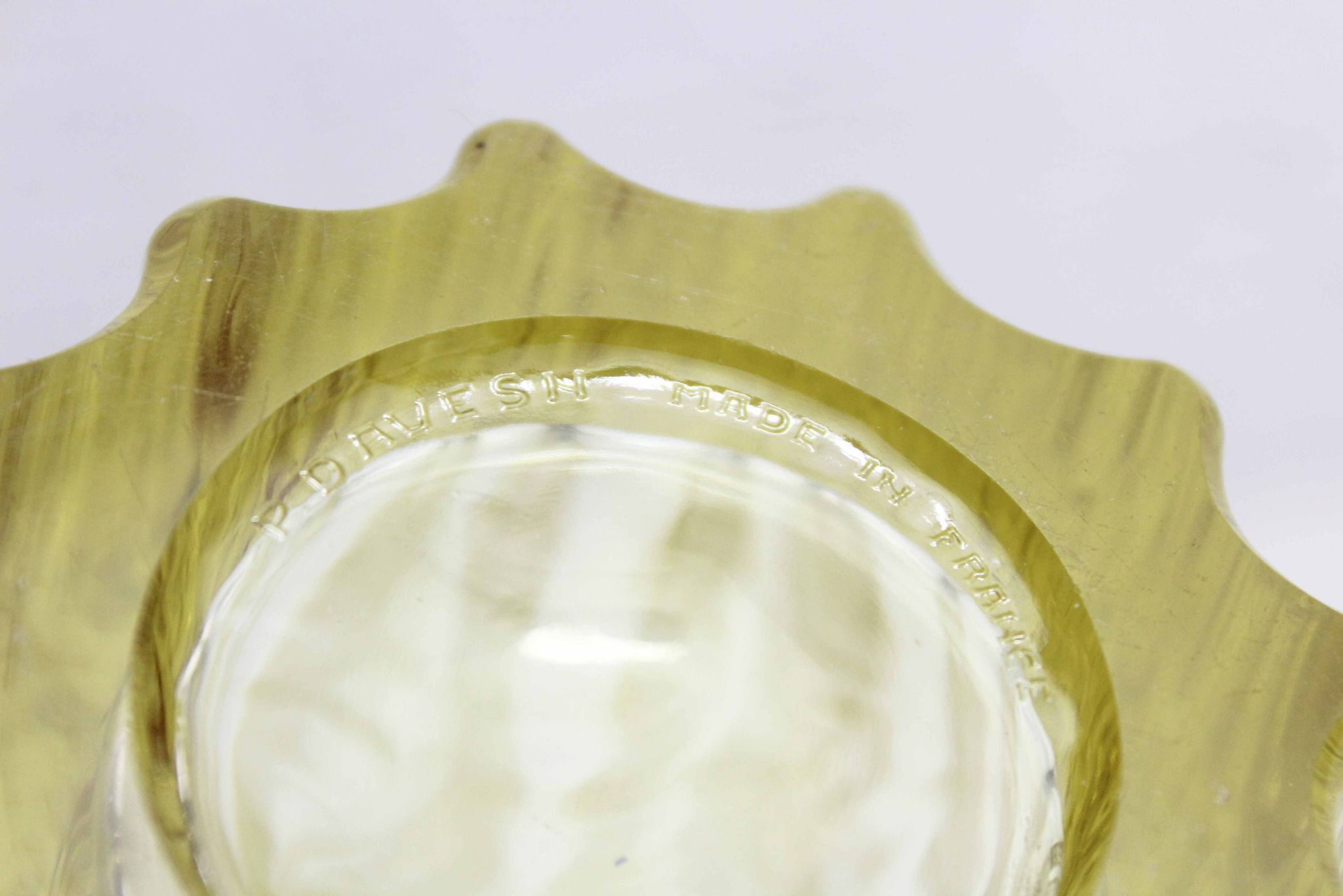 Vase Art Deco Pierre D'Avesn jaune