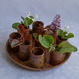 Service La Borne in raw pyrity sandstone