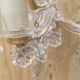 Glass wall lamp and tassels