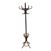 Bentwood parrot coat rack