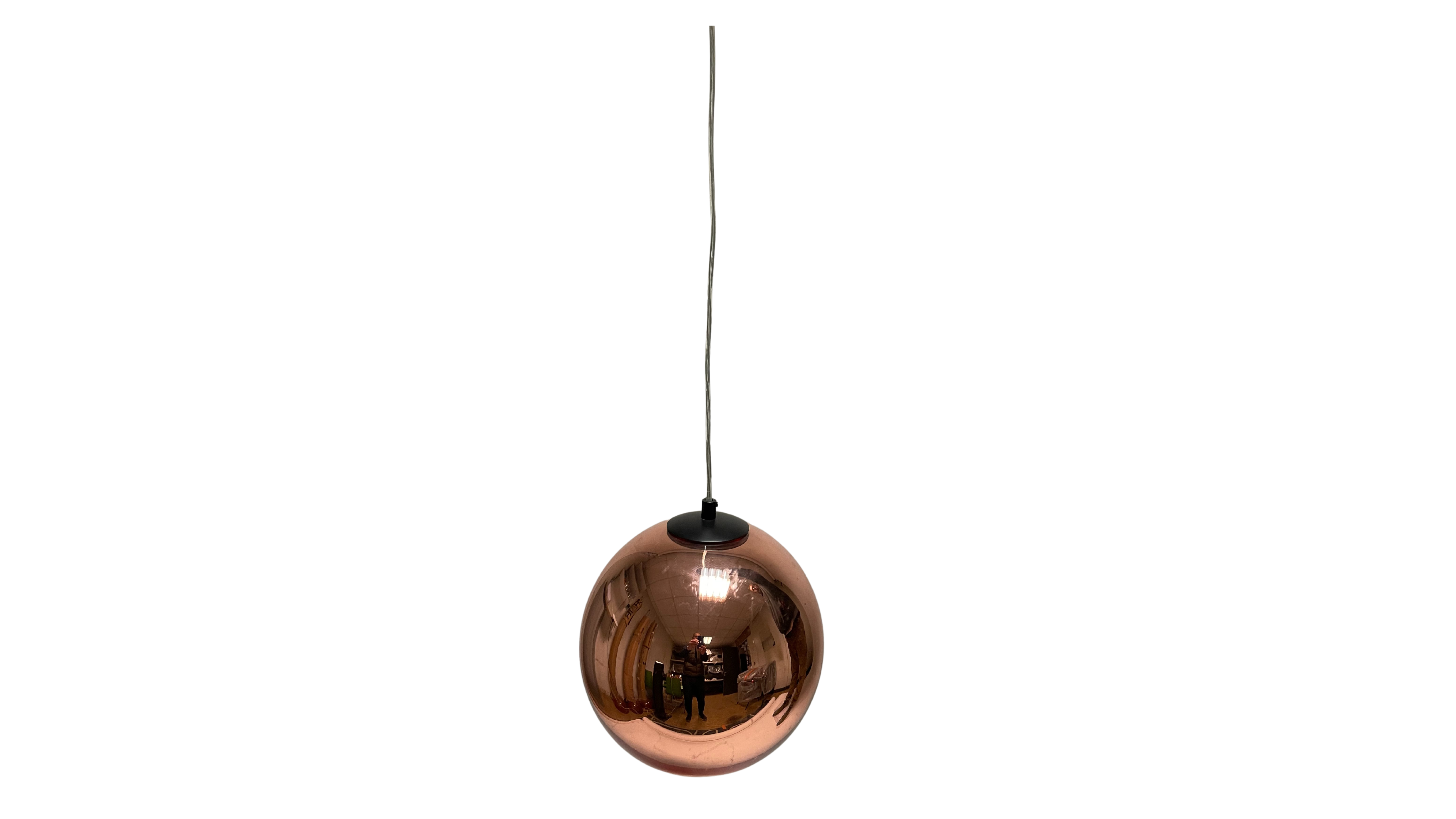 Suspension copper round 25cm