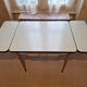 Vintage green formica table