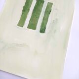 Peinture minimaliste géométrique Vert