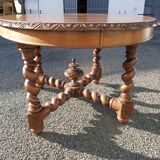 Oval oak table