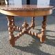 Oval oak table