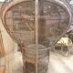 Antique armchair in rattan and wicker