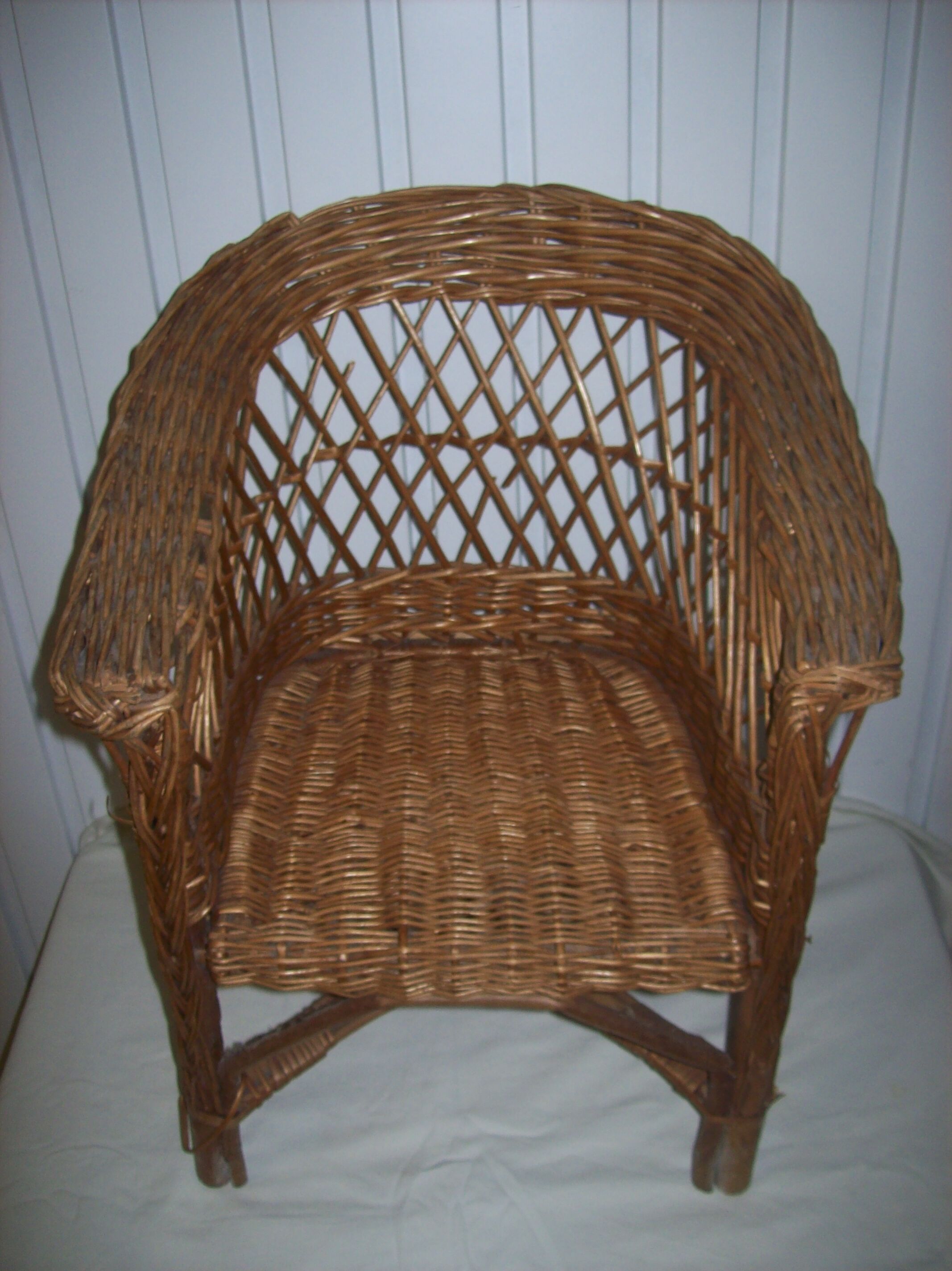 Wicker child fauteuril