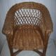 Wicker child fauteuril
