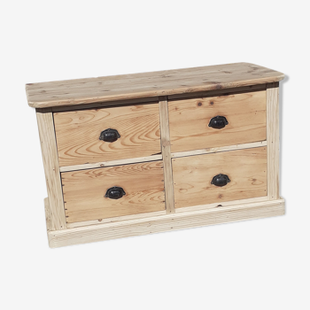 Craft furniture 4 drawers fir tree