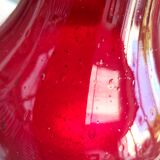 Vase ancien en verre soufflé à la bouche