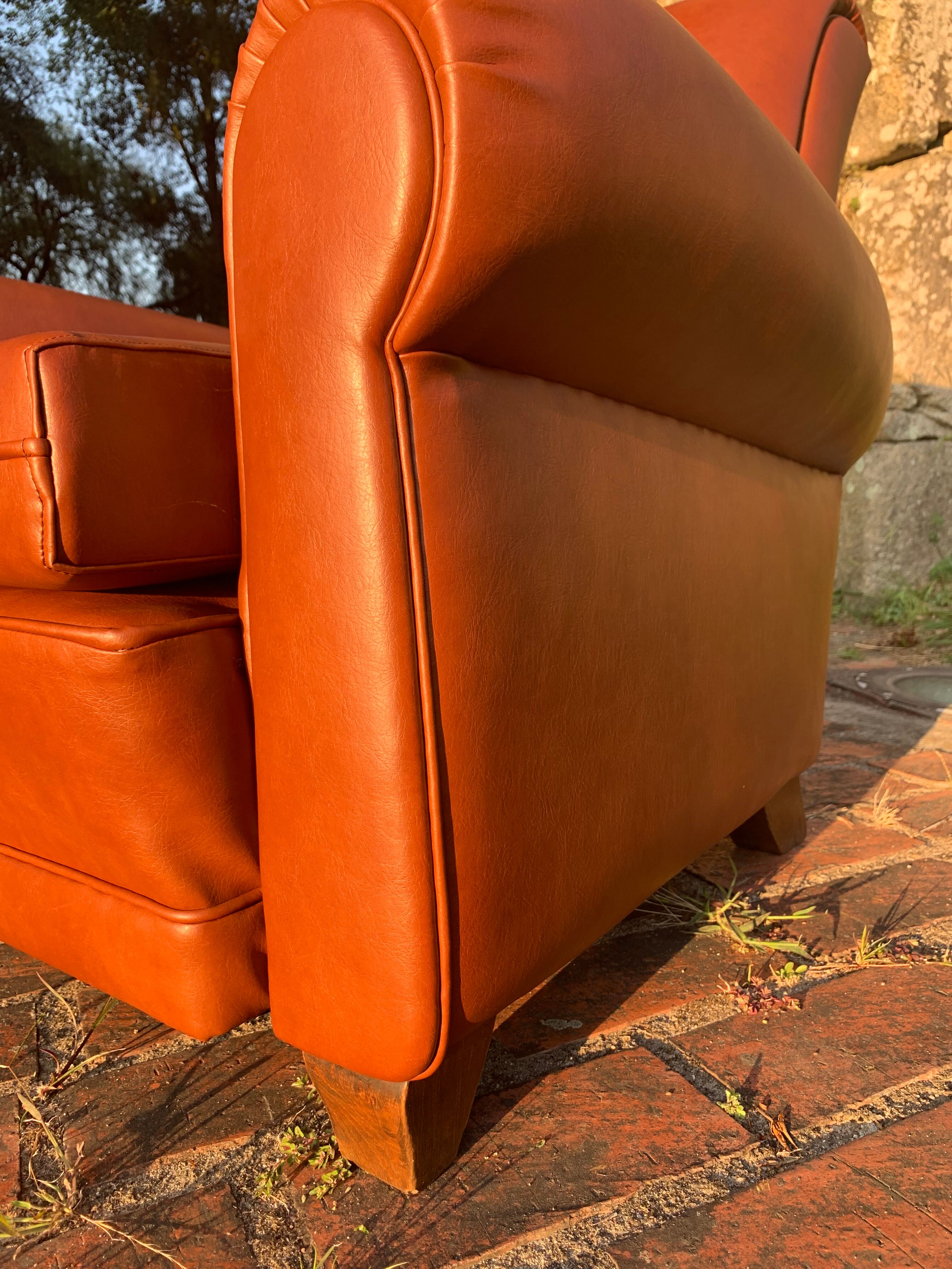 Fauteuil club restauré
