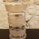 Granite glass jug with gold edging