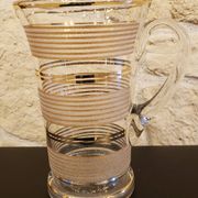 Granite glass jug with gold edging
