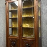 Bibliothèque Italienne style Renaissance en noyer vers 1850