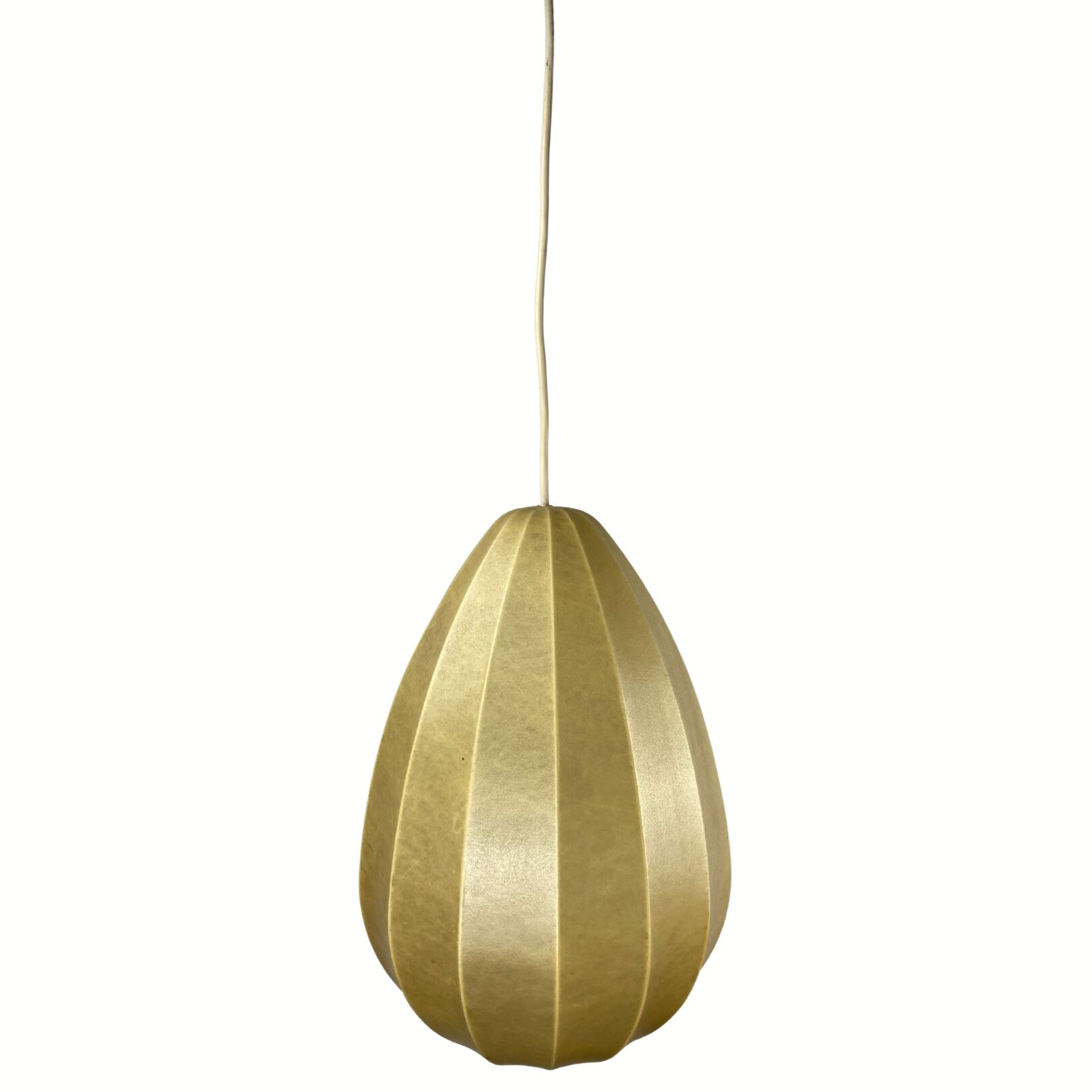 Cocoon space age lantern pendant, Germany 1960s
