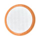 Miroir mural rond, veb spanplattenwerk gotha allemagne, années 1970.