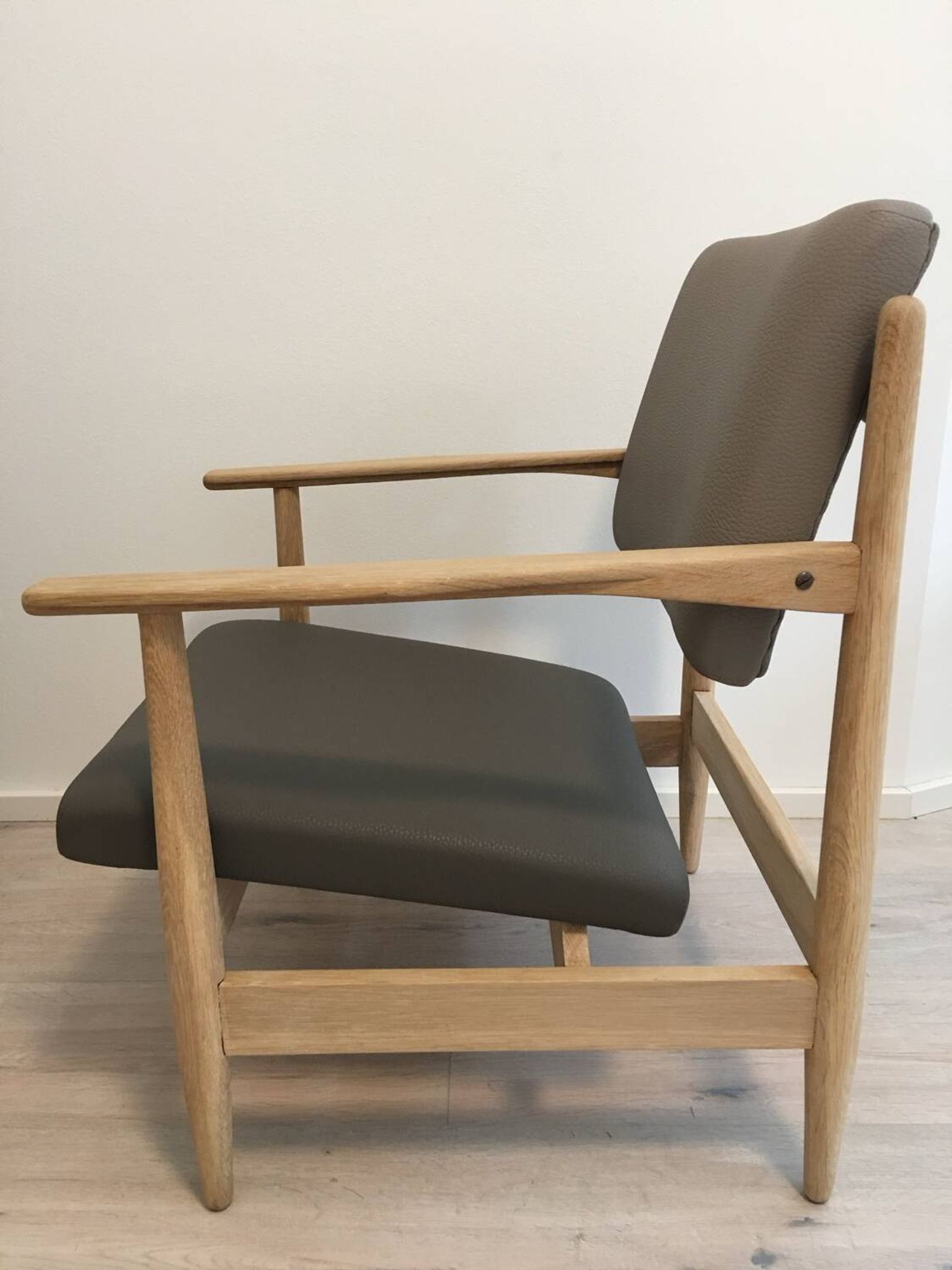 Vintage lounge chair from Czechoslovakia from the 1960s.