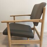 Fauteuil de salon vintage de Tchécoslovaquie des années 1960